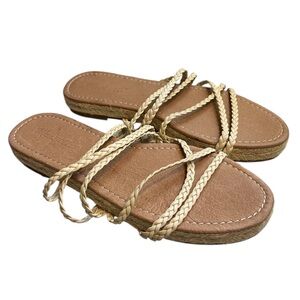 Madewell The Kathryn Espadrille Slide Sandals